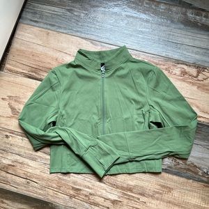 Balance Athletica crop zip up